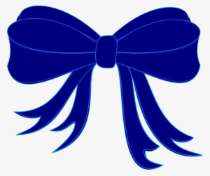 Blue Bow Clip Art #1064215