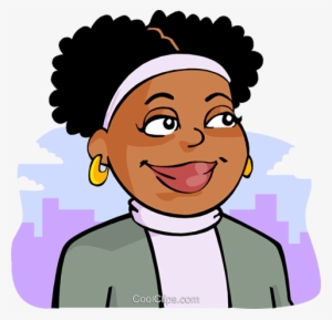 African-american Woman Royalty Free Vector Clip Art - African American Lady Clip Art #1064499