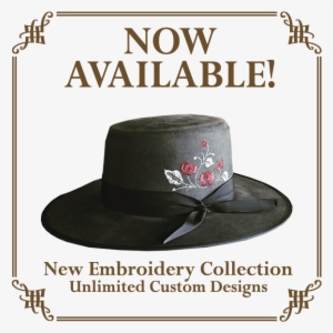 New Embroidered Hat - Embroidery #1064670