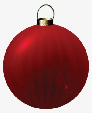 Bola Para Arbol De Navidad Rojo - Esfera De Navidad Png #1064715