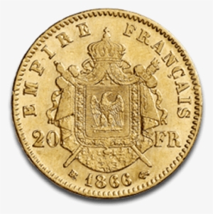 Napoleon Iii Gold Coin - Moneda De Oro Png #1065034
