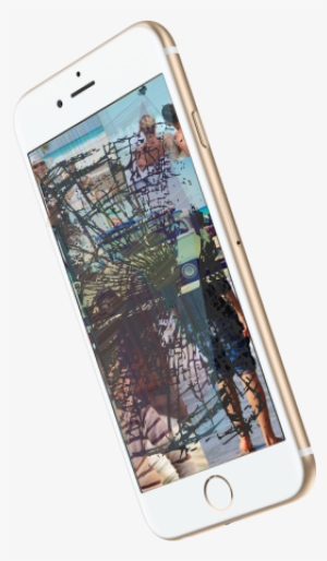 Iphone6broken2 - Shattered Glass Ball Throw Blanket #1065421