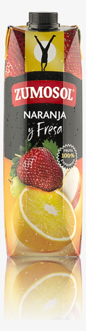 Zumo Exprimido De Naranja Y Fresa Brick Zumosol #1065476