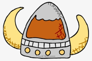 Viking Hat Royalty Free Vector Clip Art Illustration - Vail Elementary School #1065843