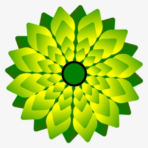 Free Stock Photo Of Green Digital Flower Vector Art - Flor Verde Png #1065932