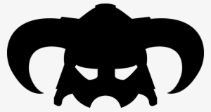 Vector Freeuse Stock Viking Silhouette At Getdrawings - Skyrim Iron Helmet Drawing #1066341