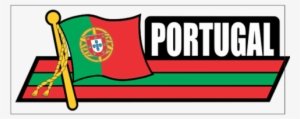 Portugal Flag Car Sidekick Decal #1066670