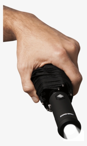 Compact Travel Umbrella With Flashlight #1066774