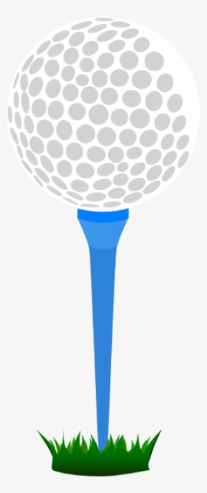 Jpg Free Stock Blue Clip Art At Clker Com Vector - Golf Ball On Tee Clip Art Png #1067156