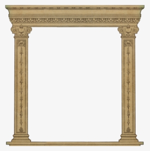 Column Clipart Roman Arch - Vintage Frame Door Png #1067208 Column Clipart Roman Arch - Vintage Frame Door Png #1067208