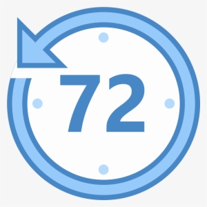 The Image Is Of A Clock Face - Past Flat Icon #1067630