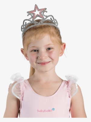 Sparkly Pink Star Tiara Hair Accessory For Little Girls - Dress #1067783