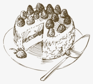 Collection Of Cake - Vintage Cake Illustration Png #1068034