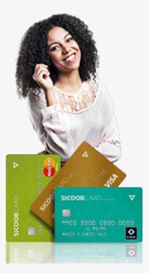 Mulher Com Cartao - Handbag #1068199