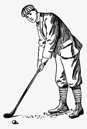 Being Hit By Golf Balls Really Hurts - Vintage Golf Clip Art #1068219