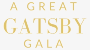 Logo - Great Gatsby Gala #1068372