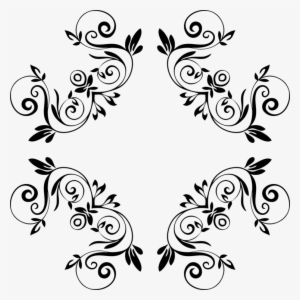 Floral Design Decorative Borders Decorative Arts Floral - Openclipart Flourish #1068395