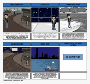 Clipart Library Download Symbolism In Storyboard By - Symbol Of The Great Gatsby #1068509