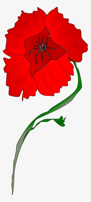 Red Poppy Clipart - Png Red Poppy Art #1068593