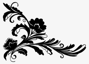16 Flower Corner Vector Png Transparent Svg Vol - Flower Corner Svg #1068839