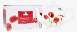 Ashdene Teapot With Infuser Poppies - Ashdene Poppy Teapot W/ Infuser #1068940