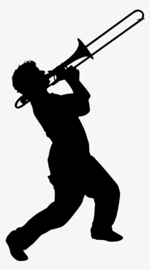 Trombone Silhouette - Free Transparent PNG Download - PNGkey