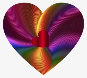 This Free Icons Png Design Of Golden Heart Of The Rainbow #1069147