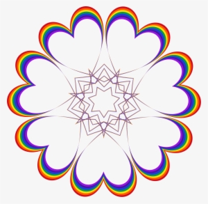 This Free Icons Png Design Of Rainbow Heart Star #1069374