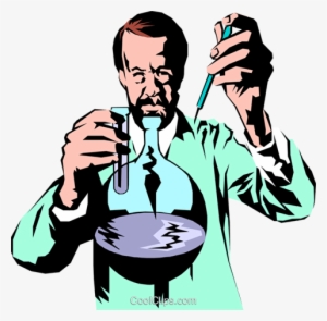 Scientist Royalty Free Vector Clip Art Illustration - Cost #1069533