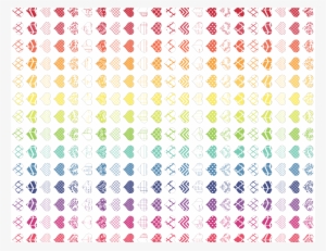 Png Rainbow Heart A2 Melstampz - Portable Network Graphics #1069708