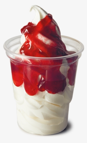 Strawberry Sundae - Mcdonald's Strawberry Sundae #1070446