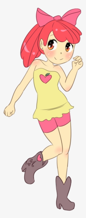 Apple Bloom Clothing Pink Cartoon Mammal Human Hair - Mlp Loli #1071040