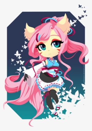 Oathkeeper21, Clothes, Fluttershy, Fox, Kitsune, Lolita - Fluttershy Kitsune #1071644