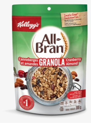 Kellogg's All-bran* Granola Cranberry Almond, 300g #1072318