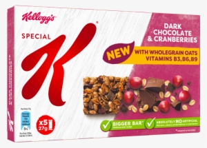 Special K Dark Chocolate & Cranberries - Special K Milk Chocolate Cereal Bar #1072800