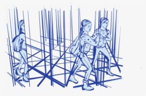 Mirror Maze - Mirror Maze Drawing #1072892