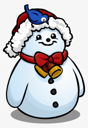 Santa Hat Snowman Sprite 008 - Club Penguin Christmas Furniture #1072944