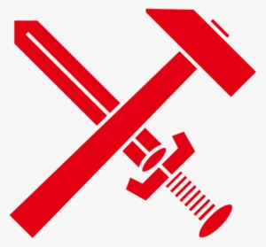 Strasserism Hammer And Sword Red - Sword And Hammer Png #1072999