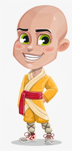 Boy Cartoon Character Kalsang - Monk Cartoon Png - Free Transparent PNG ...