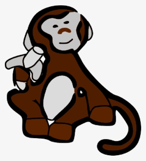 Mb Image/png - Cartoon Monkey Eating Banana #1073815