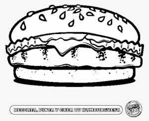 517659dd394d3 P Crea Tu Hamburguesa - Hamburguesa Dibujo Para Colorear #1074022