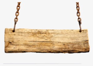 Wooden Board - Wooden Sign On Chain #1074265