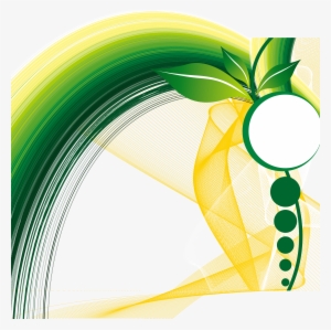 Full Of Spring Leaf Background Material Transprent - Green Design Background Vector #1074463