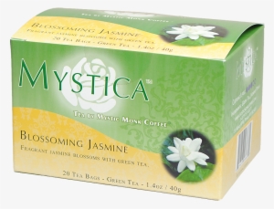 Blossoming Jasmine Green Tea, Tea - Mystic Monk Coffee Blossoming Jasmine Green Tea #1074997