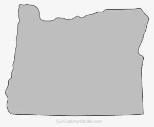 Oregon State Outline Png #1075183