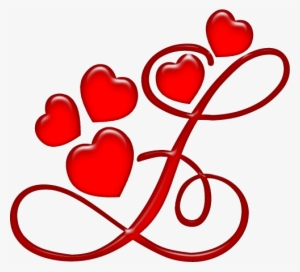 Monogram Letters, Monogram Stencil, Lettering, Decoupage, - Letra L Com Coração #1075203