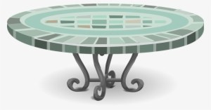 Cliparts Coffee Table - Patio Table Clipart #1076048