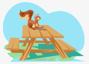 Picnic Table Clipart Illustration Png - Clip Art #1076521