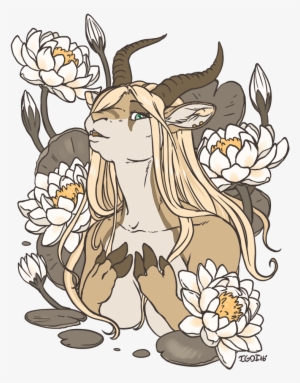 Water Lillies - Cartoon #1076597