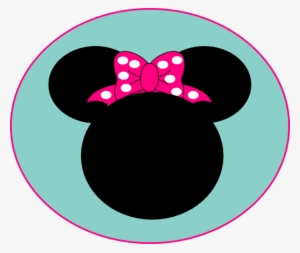 Pink Mouse Bow Clip Art - Minnie Mouse Ears Clipart #1076602